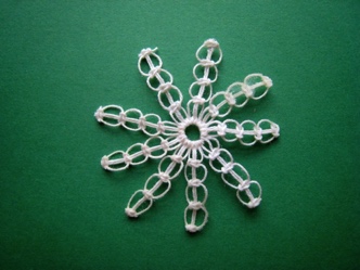Tied Snowflake - 124