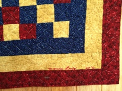 Triple Irish Chain Quilt (detail) Triple Irish Chain Quilt (detail)