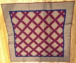 Double Irish Chain Quilt 2010 (58”x60') Double Irish Chain Quilt 2010 (58”x60')