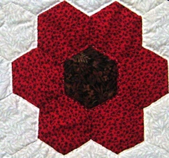 Grandmother’s Flower Garden Quilt1 (Detail) Grandmother’s Flower Garden Quilt1 (Detail)