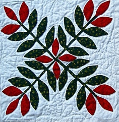 Crossed Palms Quilt (Detail) Crossed Palms Quilt (Detail)