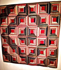 Log Cabin Quilt 1 Log Cabin Quilt 1