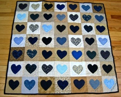 Blue Heart Quilt Blue Heart Quilt