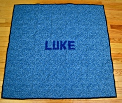 Blue Heart Quilt (Back) Blue Heart Quilt (Back)